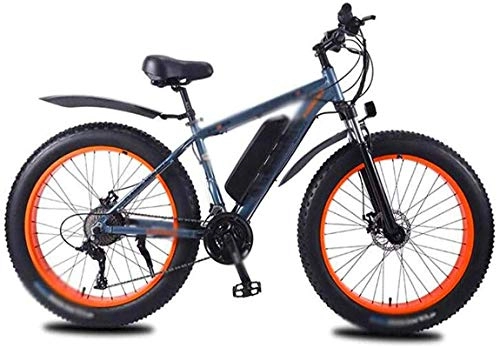 Electric Bike : Electric Bike Electric Mountain Bike Electric Snow Bike, 26 inch Electric Bikes 48V / 13Ah lithium battery Double shock absorber Disc Brake, 4.0Fat tire Bicycle LED display Outdoor Cycling Travel Work Ou