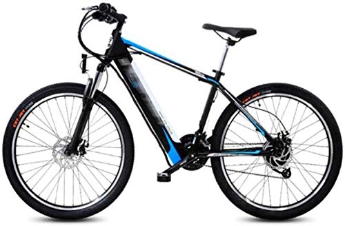 Electric Bike : Electric Bike Electric Mountain Bike Electric Snow Bike, 26 inch Electric mountain Bikes, 27 speed Bike Adult Bicycle dual disc brake Sports Outdoor Cycling Lithium Battery Beach Cruiser for Adults (C