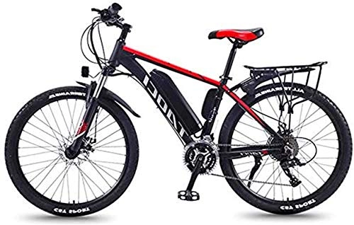 Electric Bike : Electric Bike Electric Mountain Bike Electric Snow Bike, 350W 26 Inch Electric Bicycle Mountain Beach Snow Bike for Adults, Aluminum Electric Scooter Gear Ebike with 36V 13Ah Removable Lithium-Ion Bat