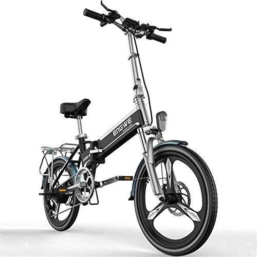 Electric Bike : Electric Bike Electric Mountain Bike Fast Electric Bikes for Adults 20 inch Collapsible Electric Commuter Lightweight Bicycle Ebike with 48V Removable Lithium Battery USB Charging Port for Adult for t