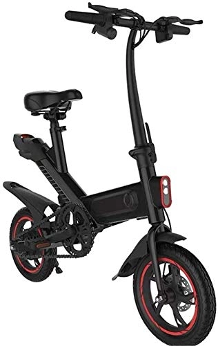 Electric Bike : Electric Bike Electric Mountain Bike Fast Electric Bikes for Adults Electric Bike, Folding E-Bike 25Km / H 250W City with 6Ah Li-ion Battery, 12 inch Tire 3 Working Modes for the jungle trails, the snow,