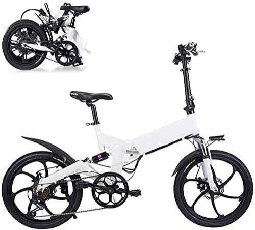 Electric Bike : Electric Bike Electric Mountain Bike Folding Electric Bicycle, 36V 250W 7.8Ah Lithium Battery Aluminum Alloy Lightweight E-Bikes, 3 Working Modes, Front And Rear Disc Brakes for the jungle trails, the