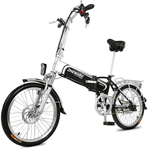 Electric Bike : Electric Bike Electric Mountain Bike Folding Electric Bicycle, 36V400W Mountain Bike, Aluminum Alloy Frame 14.5AH Lithium Battery Assisted 60KM, Adult Male and Female City Bicycles for the jungle trai