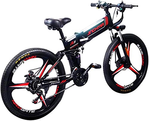 Electric Bike : Electric Bike Electric Mountain Bike Snow Mountain Electric Bike Folden Beach E Bike 48V 350W Road Bike Mountain Bike Electric Bike With Removable Lithium-Ion Battery，for City Commute Adult for the ju