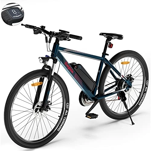 Electric Bike : Electric Bike, Eleglide M1 E Bike Mountain Bike, 27.5" Electric Bicycle Commute E-bike with 36V 7.5Ah Removable Battery, LED Display, Dual Disk Brake, Shimano 21 Speed, MTB for Teenagers and Adults