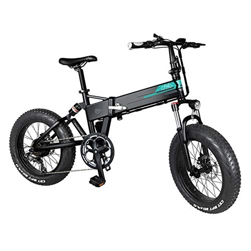 Electric Bike : Electric Bike, FIIDO M1Electric Bicycle, Waterproof Folding Mini Bikes with Dual Disc Brakes, E Bike with Pedals, 36V 12.5Ah Lithium Battery for Adults Teens