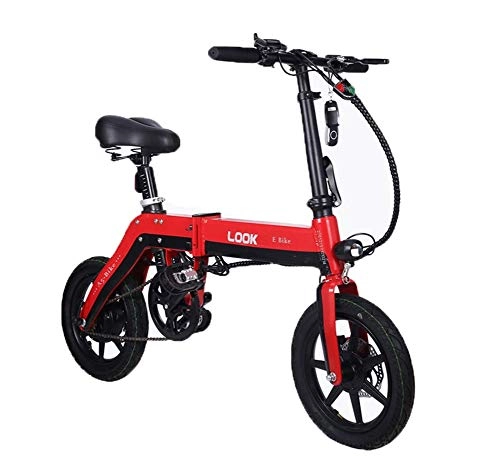Electric Bike : Electric Bike Folding For Adults 12" Wheel 36V 10AH 300W Motor Lithium-Ion Battery LED Display Tubeless Tire For Adults Men Women