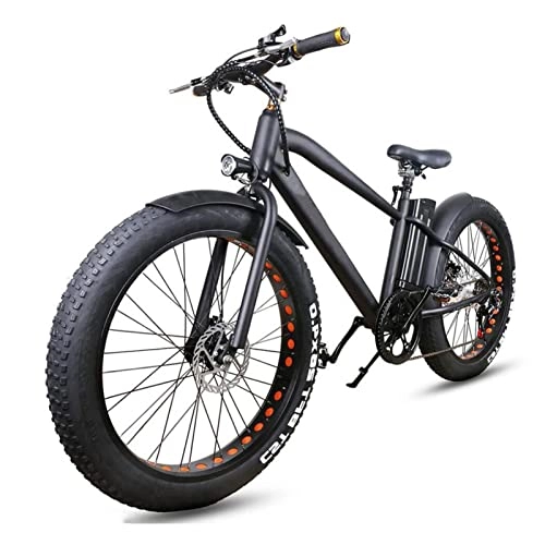Electric Bike : Electric Bike for Adults 1000w Mens Mountain 4.0 Fat Tire Electric Bicycle Snow 48V17Ah Electric Bicycle
