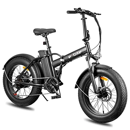 Electric Bike : Electric Bike for Adults, 20" Electric Bicycle / Commute Ebike with 250W Motor, 36V 8Ah Battery, Professional 7 Speed Transmission Gears