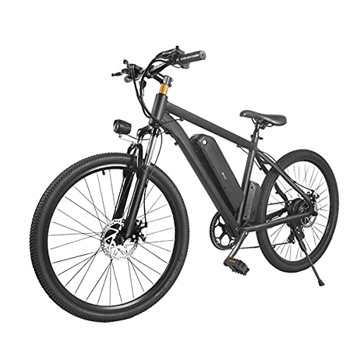 Electric Bike : Electric Bike for Adults, 26" Electric Mountain Bike with 350W Motor, Removable 36V 10.4A Battery, Professional 7 Speed Gears