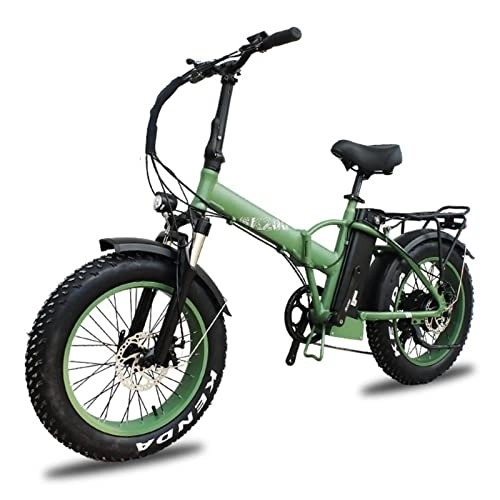 Electric Bike : Electric Bike for Adults Foldable 750W 48V 20" Fat Tire Snow E Bike Powerful Electric Bicycle Mountain Snow Ebike