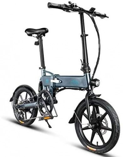 Electric Bike : Electric Bike for adults. Lightweight Foldable Electric Bicycle with a Max. Speed of 25 km / h, Powerful 250 W Motor and a max.Load-bearing capacity of 120kg