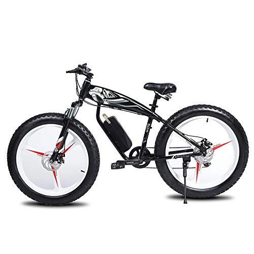 Electric Bike : Electric Bike Mens Hybrid Ebike Bicycle Wheels Pedal Assisted Mountain Bike 36V Li-Ion Battery Gear System