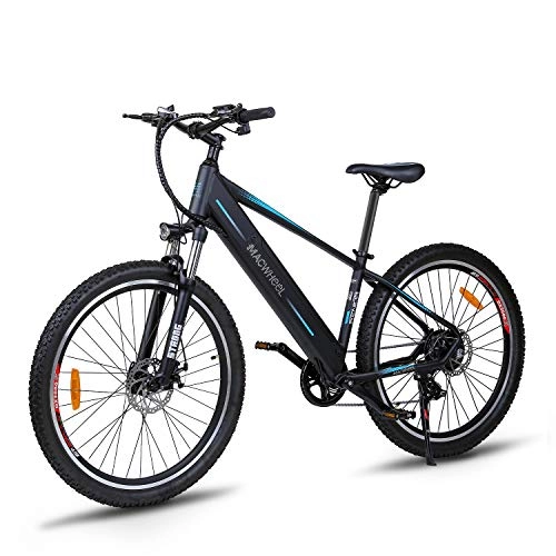 Electric Bike : Electric Bike, Mountain Ebike 27.5", Removable 36V / 12.5Ah Battery Integrated with Frame, Shimano 7-Speed, Suspension Fork, Front Suspension, Tektro Dual Disc brakes for Sport Cycling Wrangler-600