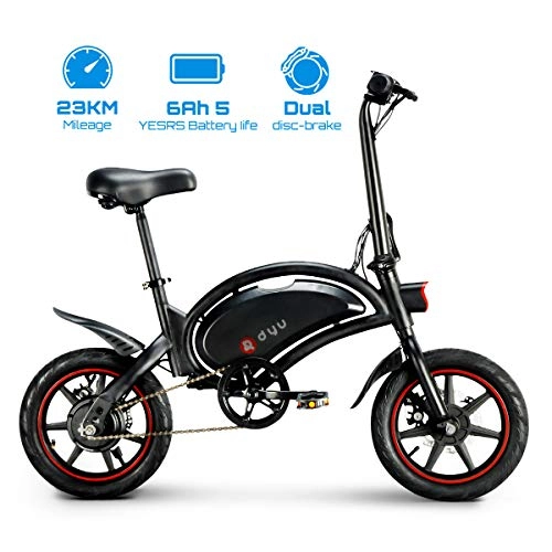 Electric Bike : Electric Bike Smart Mountain Bike for Adults Folding E Bikes E-bike 50km Mileage 10Ah Lithium-Ion Batter 3 Riding Modes 240W Max Speed 25km / h
