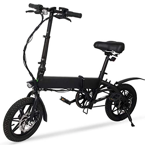 Electric Bike : Electric Bike Ultra Light Folding 13.8KG 240W Lithium Battery 36V 15A Bicycle MTB E-Bike for Teen and Adult