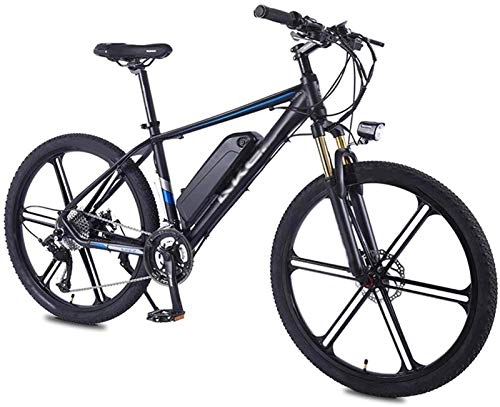 Electric Bike : Electric Bikes, 26 Inches Electric Bicycle Aluminum Alloy Adult Mountain Bike 36v / 8ah Lithium-ion Battery 27 Speed 350w Motor Max Load 150kg Max Speed 25km / h Disc Brake Portable Bicycle for Commuter T
