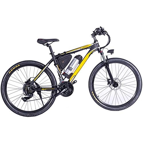 Electric Bike : Electric Bikes for Adult, Magnesium Alloy Ebikes Bicycles All Terrain, 26" 36V 350W 13Ah Removable Lithium-Ion Battery Mountain Ebike for Men