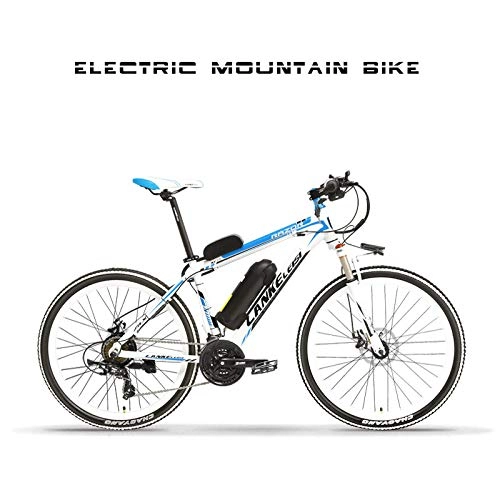 Electric Bike : Electric Bikes for Adult, Magnesium Alloy Ebikes Bicycles All Terrain, 26" 48V 240W Removable Lithium-Ion Battery Mountain Ebike, for Mens Outdoor Cycling Travel Work Out And Commuting, D