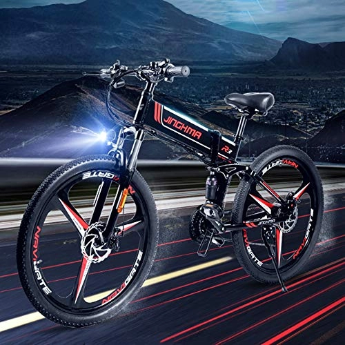 Electric Bike : Electric Bikes for Adult, Magnesium Alloy Ebikes Bicycles All Terrain, 26" 48V 350W Removable Lithium-Ion Battery Mountain Ebike, for Mens Outdoor Cycling Travel Work Out And Commuting