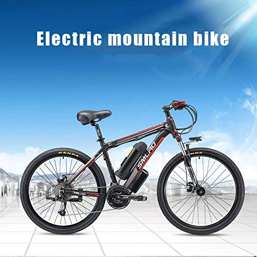 Electric Bike : Electric Bikes for Adult, Magnesium Alloy Ebikes Bicycles All Terrain, 26" 48V 400W Removable Lithium-Ion Battery Mountain Ebike, for Mens Outdoor Cycling Travel Work Out And Commuting