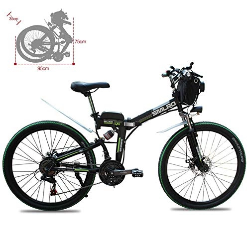 Electric Bike : Electric Bikes for Adult, Mens Mountain Bike, Magnesium Alloy Ebikes Bicycles All Terrain, 26" 48V 350W Removable Lithium-Ion Battery Bicycle Ebike, for Outdoor Cycling Travel Work Out
