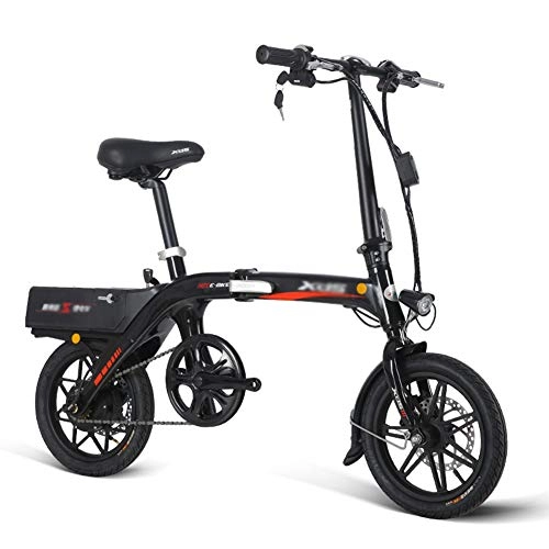 Electric Bike : Electric Bikes For Adults Folding Speed Up To 20Km / H, Removable Lithium Ladies