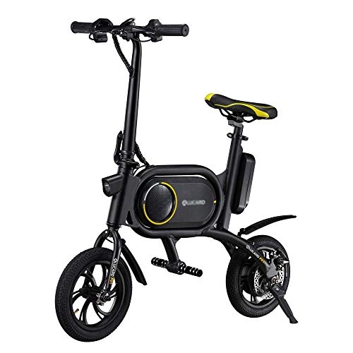 Electric Bike : Electric Bikes for Adults Mountain Bike Lightweight Alloy Folding City Bike Bicycle, Foldable 36V with 6.0Ah Lithium Battery, City Bicycle Max Speed 25 km / h