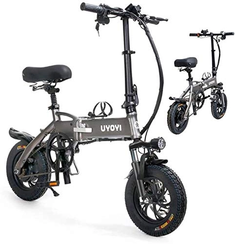 Electric Bike : Electric E-Bikes, Folding Electric Bike for Adults, 48V 250W Mountain Bikes, Lightweight Aluminum Alloy Frame and LED Indicator, Electric Bike for Commuting