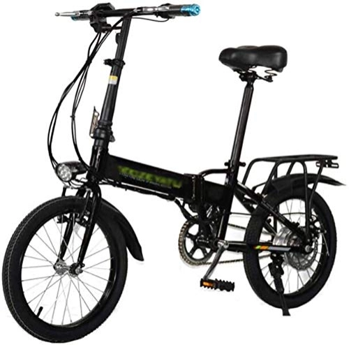 Electric Bike : Electric Ebikes, 18 Inch Electric Bikes, Portable Folding Bicycle 48V9A Aluminum Alloy Adult Bike Sports Outdoor