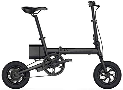 Electric Bike : Electric Ebikes, 250W Electric Bike, 36V / 6AH Adult Electric Mountain Bike, 12" Foldable Electric Bicycle 25KM / H with Removable Lithium-Ion Battery