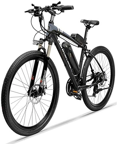 Electric Bike : Electric Ebikes, 26'' Electric Bicycle for Adults, Electric Mountain Bike 250W 36V 10Ah Removable Large Capacity Lithium-Ion Battery 21 Speed Gear Double Disc Brake