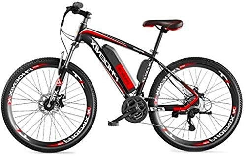 Electric Bike : Electric Ebikes, 26'' Electric Mountain Bike With Removable Large Capacity Lithium-Ion Battery, Electric Bike 27 Speed Gear For Outdoor Cycling Travel Work Out