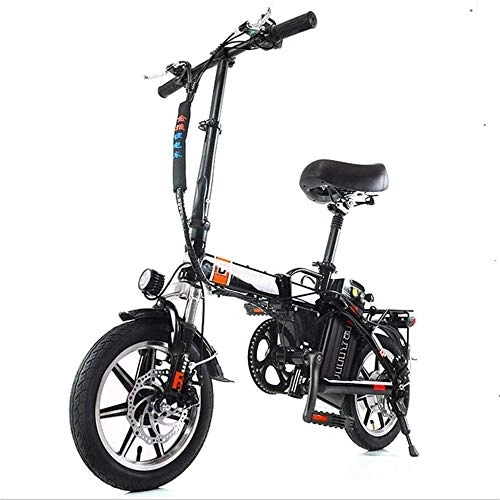 Electric Bike : Electric Ebikes, 48V 240W High-Speed Motor Electric Bikes Magnesium Alloy Ebikes Bicycles All Terrain, 14" 48V 10-20Ah Removable Lithium-Ion Battery Mountain Ebike for Mens for Adult