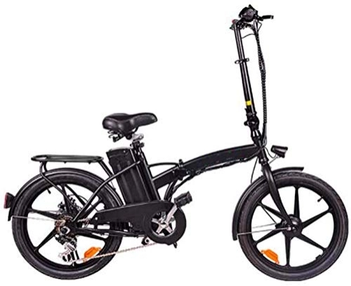 Electric Bike : Electric Ebikes, Adult Folding Electric Bikes 20 inch, Aluminum alloy wheel Bikes 36V10A lithium-ion battery Bicycle Men Women Sports Outdoor Cycling