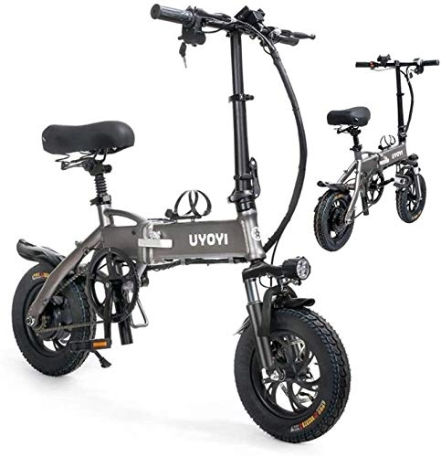 Electric Bike : Electric Ebikes, Folding Electric Bike for Adults, 48V 250W Mountain E-Bikes, Lightweight Aluminum Alloy Frame And LED Display Electric Bicycle Commute E-Bike, Three Modes Riding