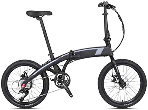 Electric Bike : Electric Ebikes, Portable Folding Electric Bikes, 20 Inch Tire Adult Bicycle Maximum Torque about 50 N.M Outdoor Cycling Bikes Outdoor Shoping