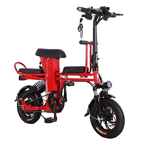 Electric Bike : Electric Folding Bike, Y&D Lightweight And Aluminum Folding Bicycle With Pedals, Power Assist And 10Ah~25Ah Lithium Ion Battery; Electric Bike With 12 Inch Wheels And 350W Motor, 25km / h Max Speed