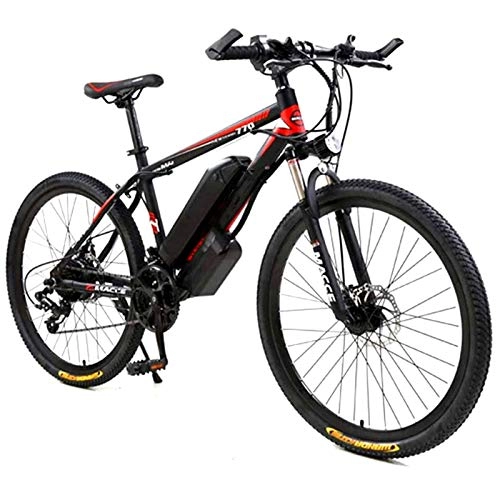 Electric Bike : Electric Mountain Bike, 26" Electric Mountain Bike With36v 8AH 250W Lithium-Ion Battery Dual Disc Brakes for Mens Outdoor Cycling Travel Work Out And Commuting Electric Powerful Bicycle