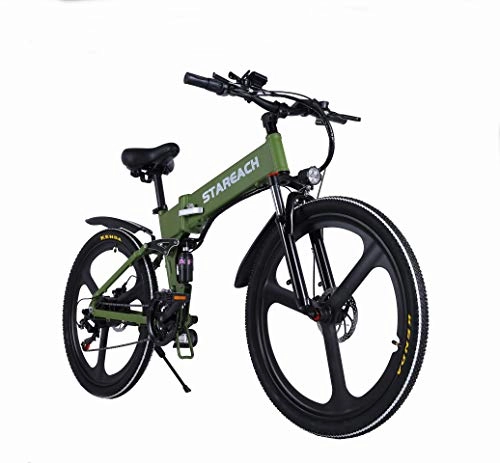 Electric Bike : Electric Mountain Bike, 26 Inch, 48V, Folding E-bike, Full suspension, UK stock