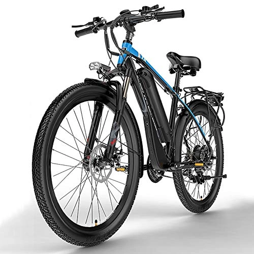 Electric Bike : Electric Mountain Bike, Electric Bicycle 48V13Ah Lithium Battery 26 Inch Male And Female New National Standard 400W High-speed Mountain Electric Vehicle Off-road Car