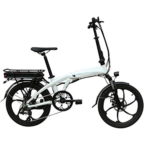 Electric Bike : Electric Mountain Bike, Electric Bike 26 Inches Foldable Electric Bicycle Large Capacity Lithium-Ion Battery (48V 350W 10.4A) City Bicycle Max Speed 32 Km / H Load Capacity 110 Kg Electric Powerful Bicy