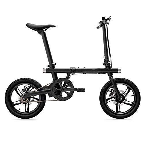 Electric Bike : Electric Mountain Bike, Electric Bike Folding Electric Bike Removable Large Capacity Lithium-Ion Battery (36V 250W 5.2Ah) City Electric Bike Urban Commuter Electric Powerful Bicycle ( Color : Black )