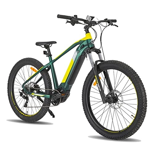 Electric Bike : Electric Mountain Bike for Adults 27.5'' Fat Tire Electric Bicycle 1000w 30 mph with 48v Lithium Battery 10 Speed Commuter Bike for Men