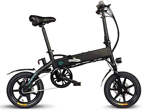 Electric Bike : Electric Snow Bike, 14-Inch Folding Portable Adult Electric Bicycle, Excellent Shock Absorption Performance Collapsible Aluminum Frame E-Bikes, Maximum Speed of 25 Km / H Lithium Battery Beach Cruiser f