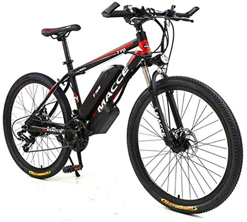 Electric Bike : Electric Snow Bike, 26" Electric Mountain Bike With36v 8AH 250W Lithium-Ion Battery Dual Disc Brakes for Mens Outdoor Cycling Travel Work Out And Commuting Lithium Battery Beach Cruiser for Adults