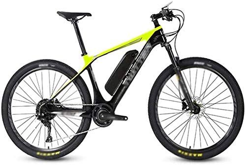 Electric Bike : Electric Snow Bike, 26 inch Carbon Fiber Electric Bikes, LCD Digital Display Control Mountain Bike 36V13Ah Lithium Battery Bicycle Outdoor Cycling Lithium Battery Beach Cruiser for Adults