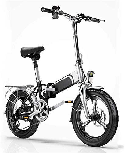 Electric Bike : Electric Snow Bike, Electric Bicycle, Folding Soft Tail Adult Bicycle, 36V400W / 10AH Lithium Battery, Mobile Phone USB Charging / Front And Rear LED Lights, City Bicycle Lithium Battery Beach Cruiser for