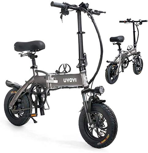 Electric Bike : Electric Snow Bike, Folding Electric Bike for Adults, 48V 250W Mountain E-Bikes, Lightweight Aluminum Alloy Frame and LED Display Electric Bicycle Commute E-Bike, Three Modes Riding Lithium Battery Be