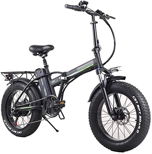 Electric Bike : Electric Snow Bike, Folding Electric Bike for Adults, 7 Speeds Shift Mountain Electric Bike 350W Watt Motor, Three Modes Riding Assist, LED Display Electric Bicycle Commute Ebike, Portable Easy to Sto